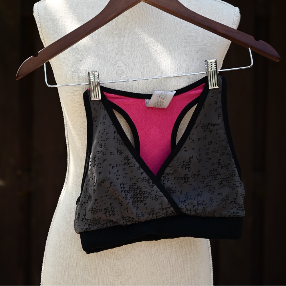 Dual color Zumba bra top
